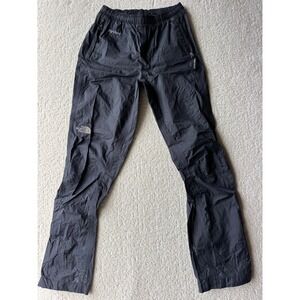 The North Face HyVent Black Nylon Rain Pants‎ Stowy Pocket Outdoor